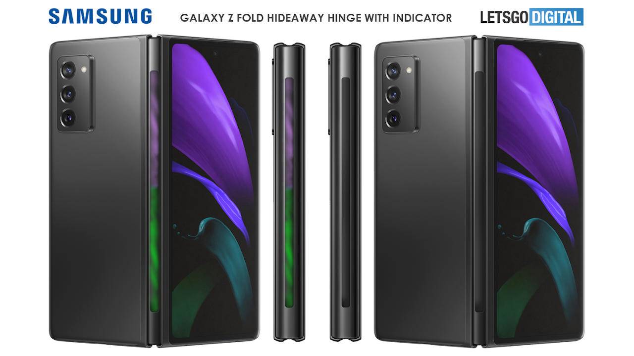 Galaxy Z Fold 3 hinge could have a light indicator