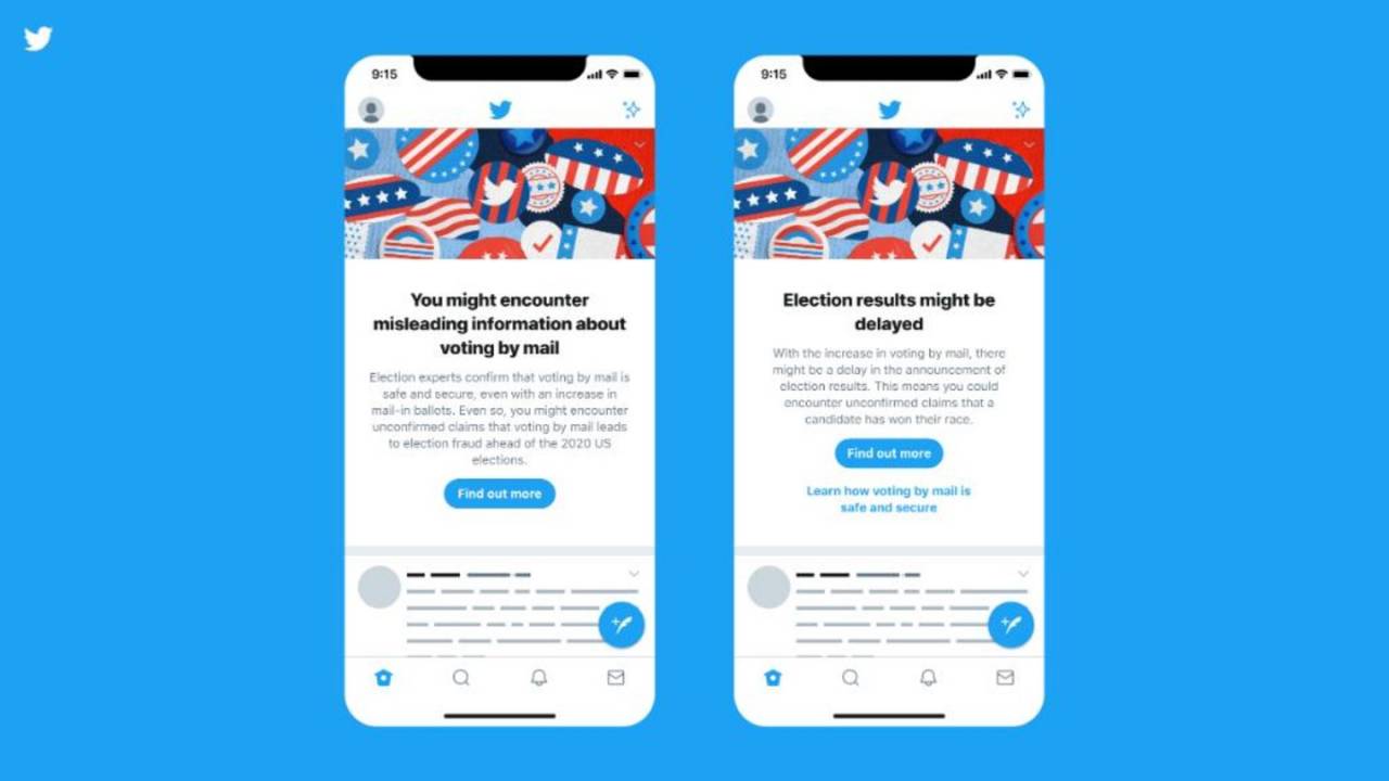 Twitter reveals the election alerts it’ll use to fight misinformation