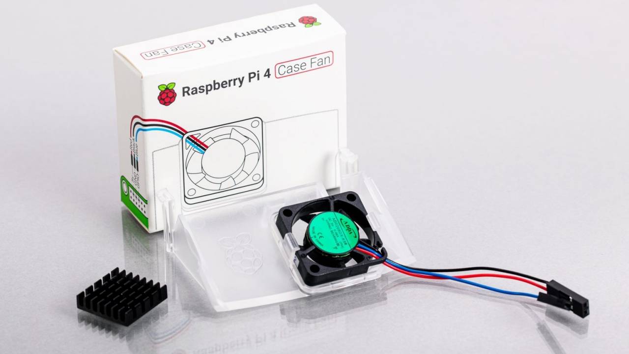 Raspberry Pi 4 finally gets an official case fan