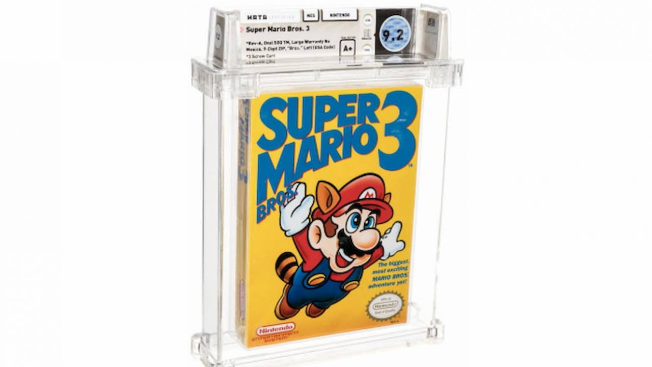 Vintage NES game Super Mario Bros 3 fetches an insane amount at auction