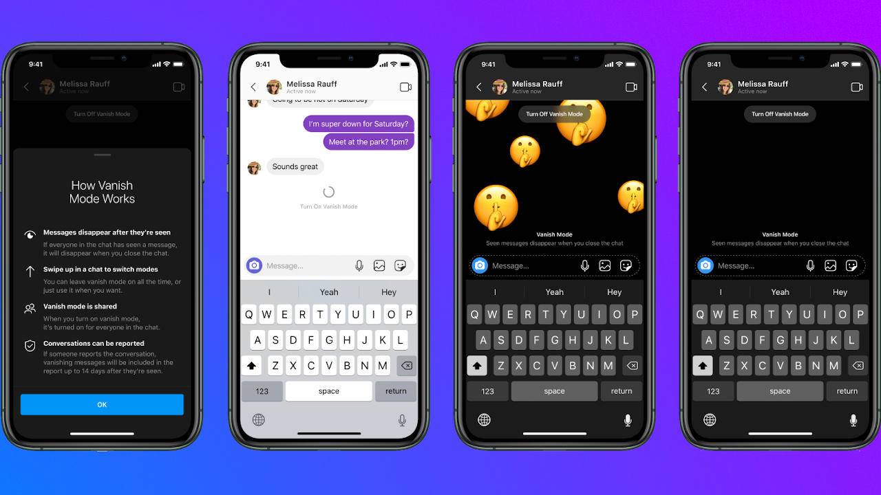 Facebook Messenger Instagram Vanish Mode Makes Messages Disappear Slashgear