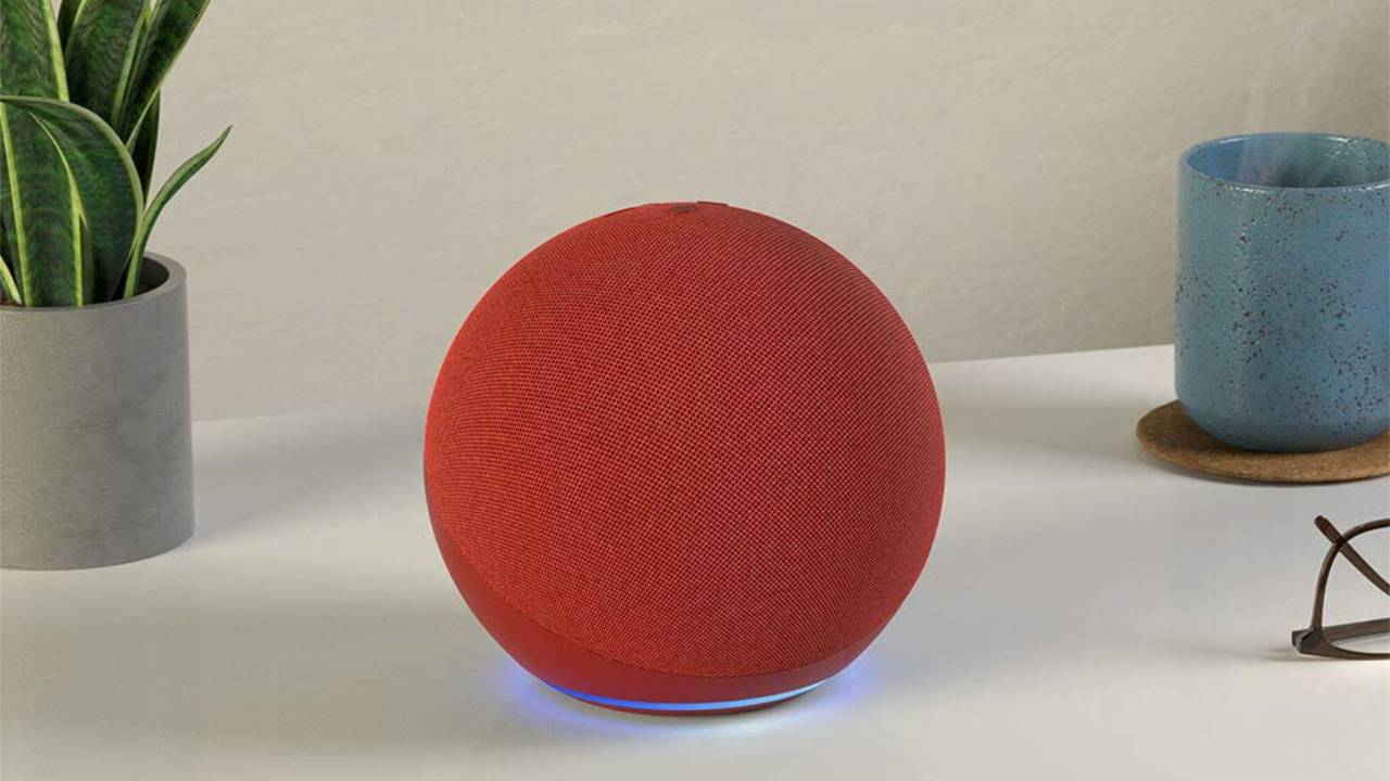 Amazon just revealed a bright new PRODUCT(RED) Echo speaker