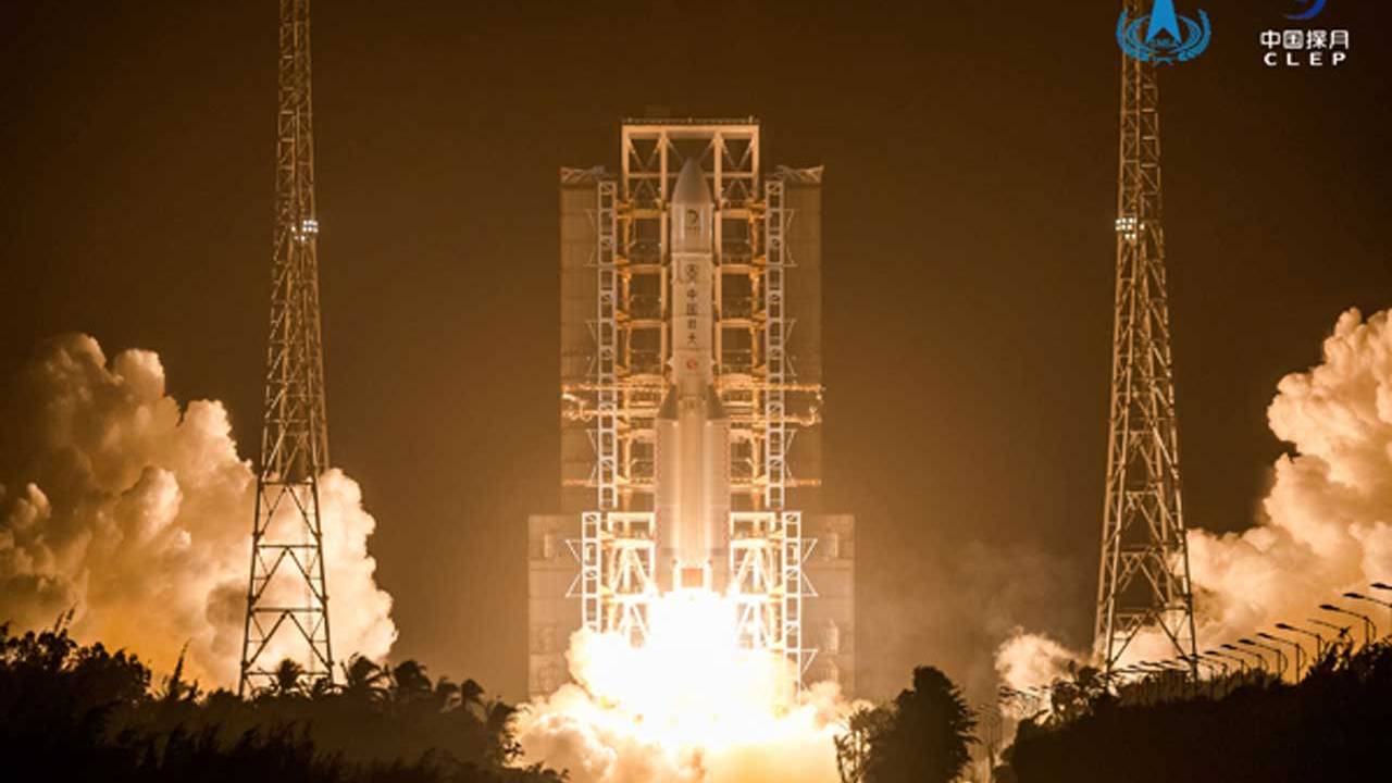 Chinese Chang’e 5 mission launches to the moon