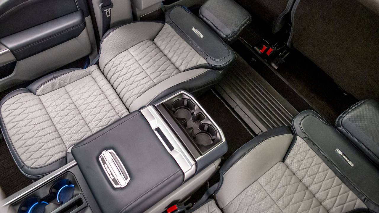 Ford shows off the patented Max Recline Seats for the new F150 SlashGear