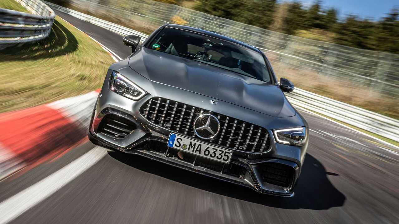 The 21 Mercedes Amg Gt 63 S Has Set A New Nurburgring Lap Record Slashgear
