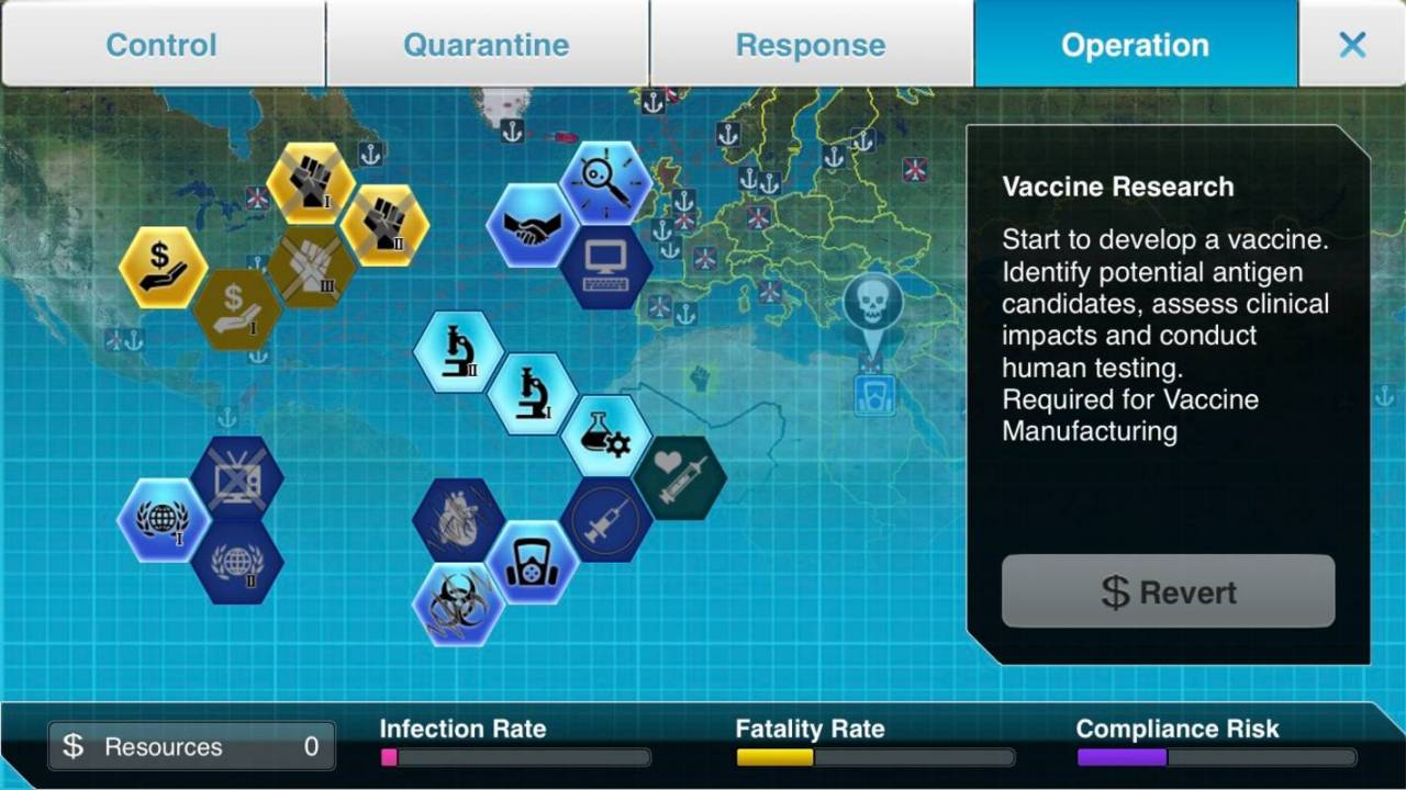 Plague Inc: The Cure free mode tasks players with stopping a pandemic