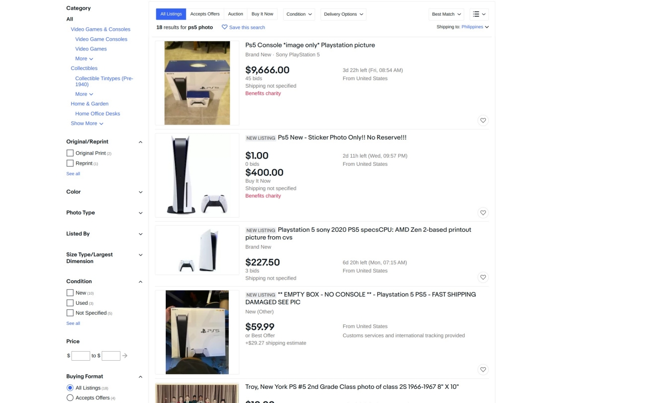 ebay ps5 digital