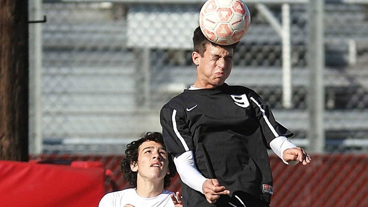 Soccer player head injuries could be reduced by adjusting the ball