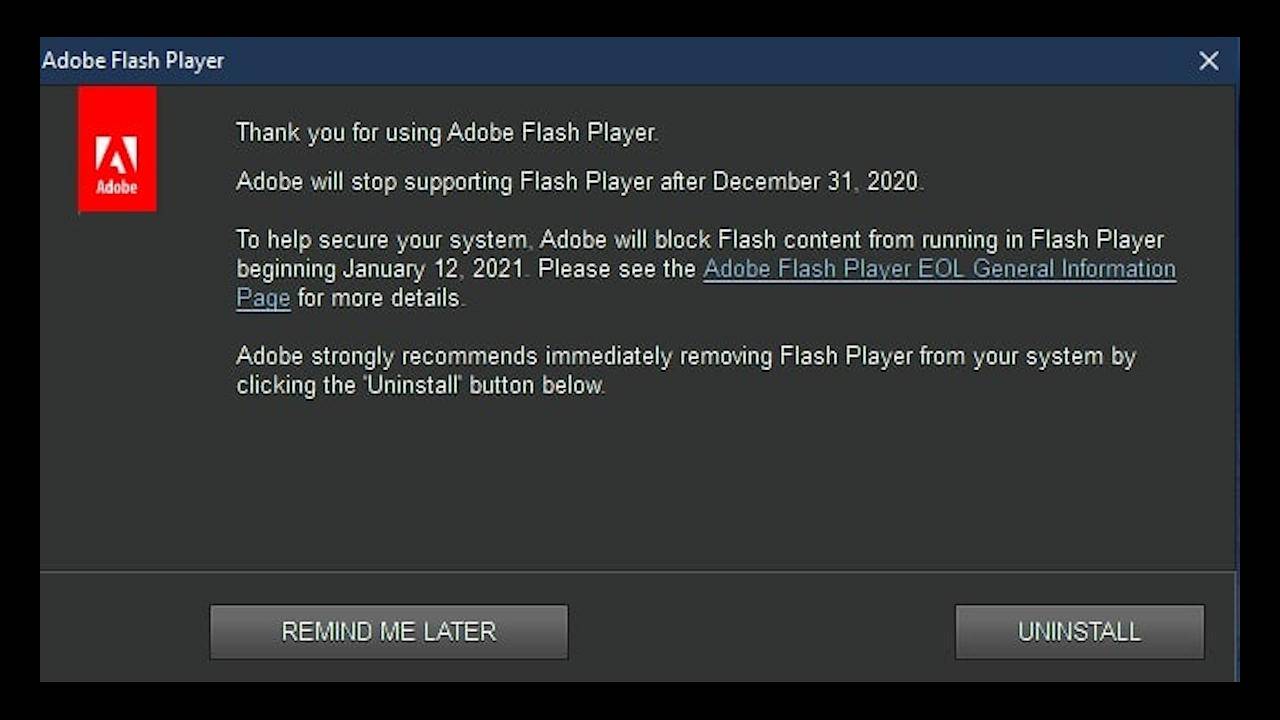 latest adobe flash player help