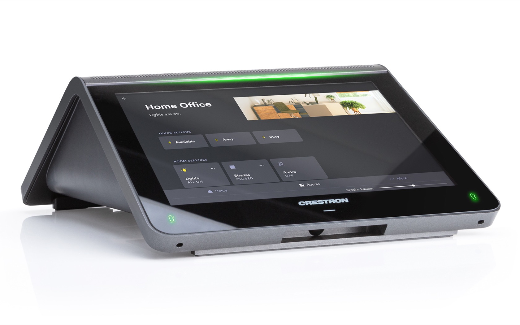 Crestron gets a smart home tablet speaker made for your "Zoom room