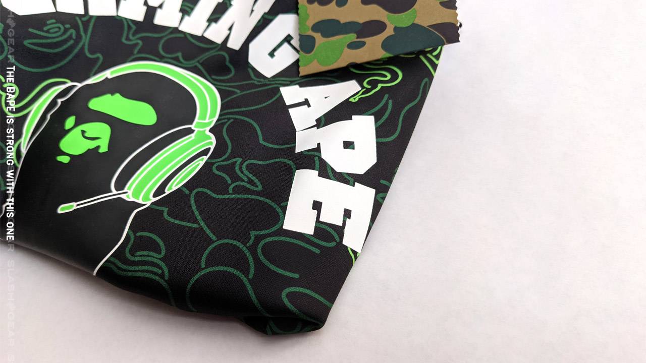 Razer x BAPE “A Gaming Ape” tee, camo tee, Goliathus Speed hands-on