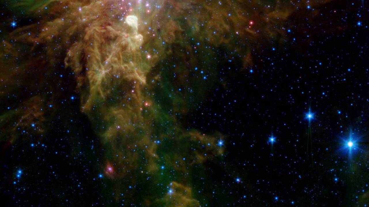 NASA's image of the day shows off Christmas Tree Cluster of infant stars SlashGear