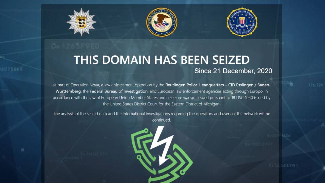FBI and Europol seize VPN accused of supporting ‘criminal underworld’