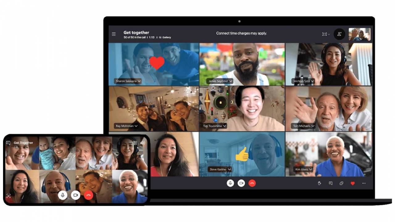 Skype gets Together Mode from Teams to create virtual get-togethers