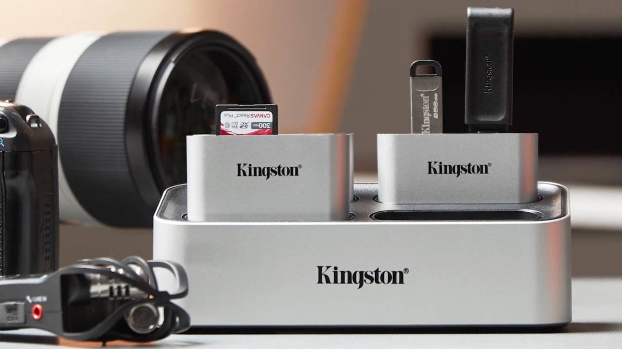Kingston Workflow Station is a modular dock for serious content creators