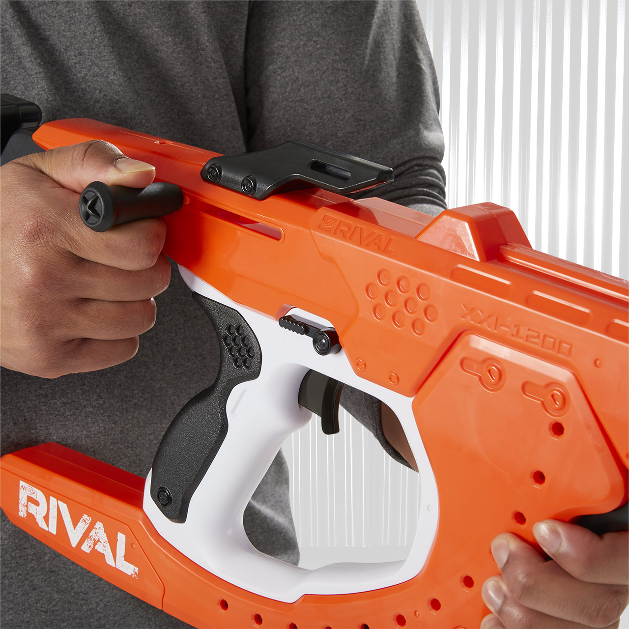 Watch NERF Rival Curve Shot Blasters Spin Around Corners Starting At