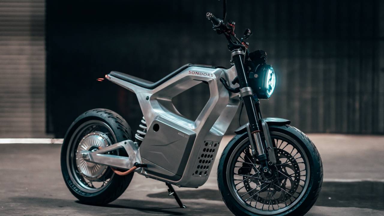 This Sondors Metacycle electric motorcycle is weirdly affordable and looks epic