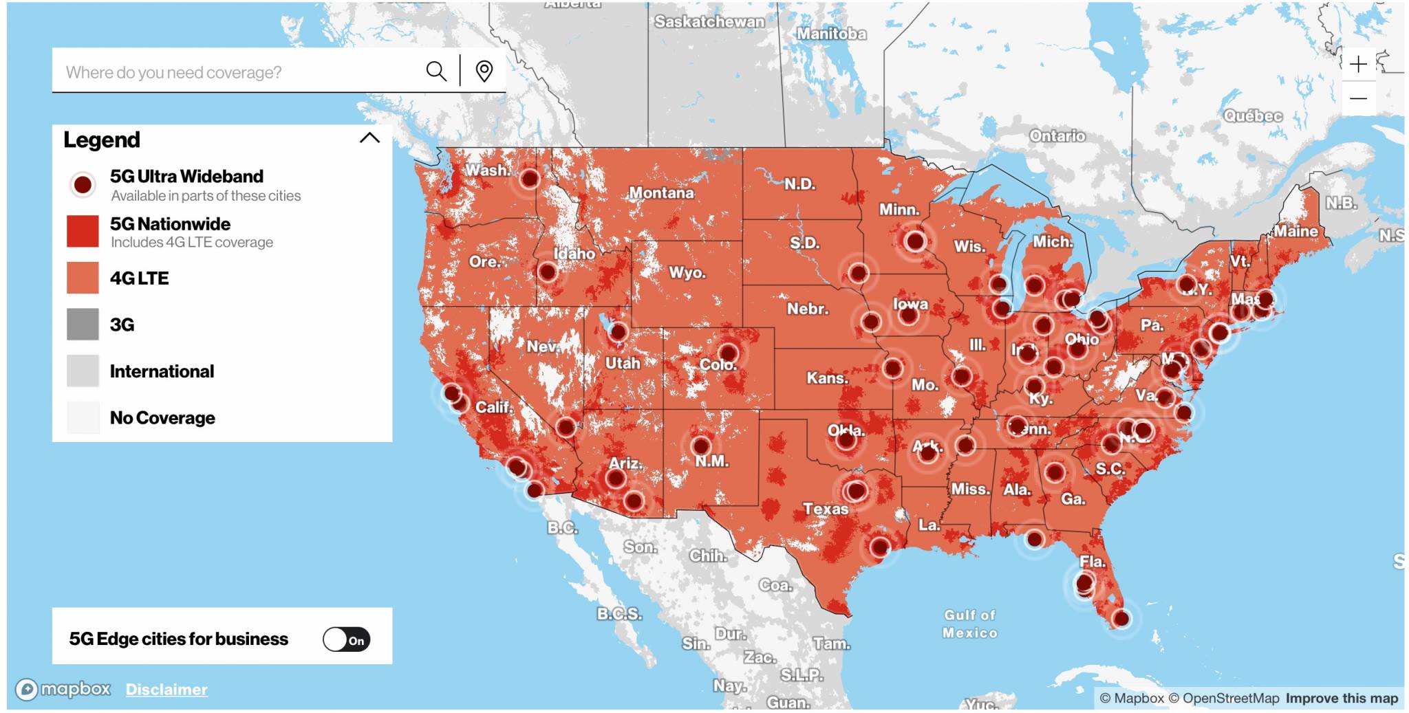 Verizon Wireless Coverage Map New Mexico - Map Ireland Counties and Towns