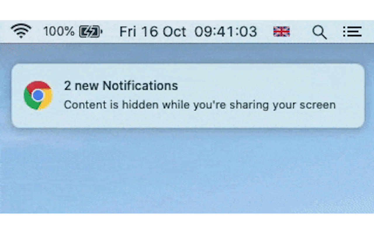 Notification content