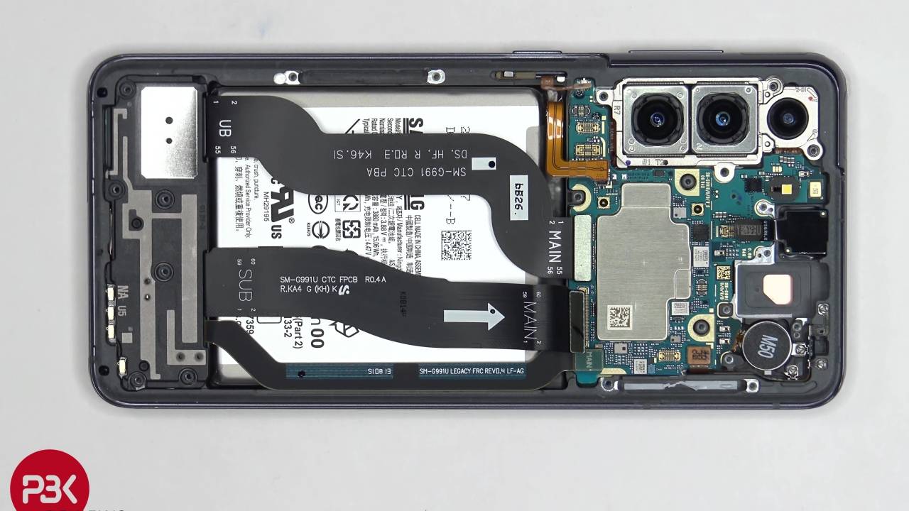 Galaxy S21 5G teardown is relatively easy except for some parts
