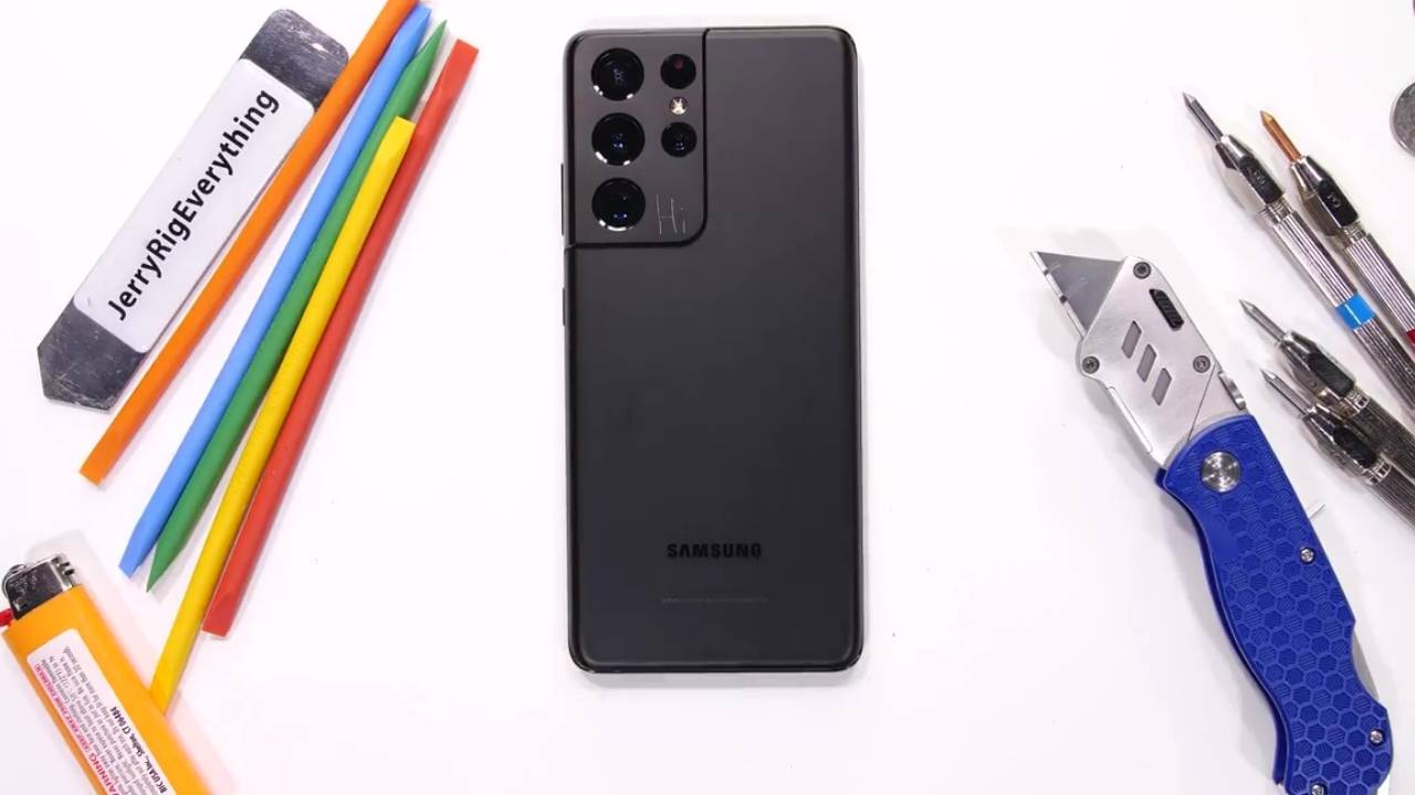 Galaxy S21 Ultra durability test reveals scratch-proof features