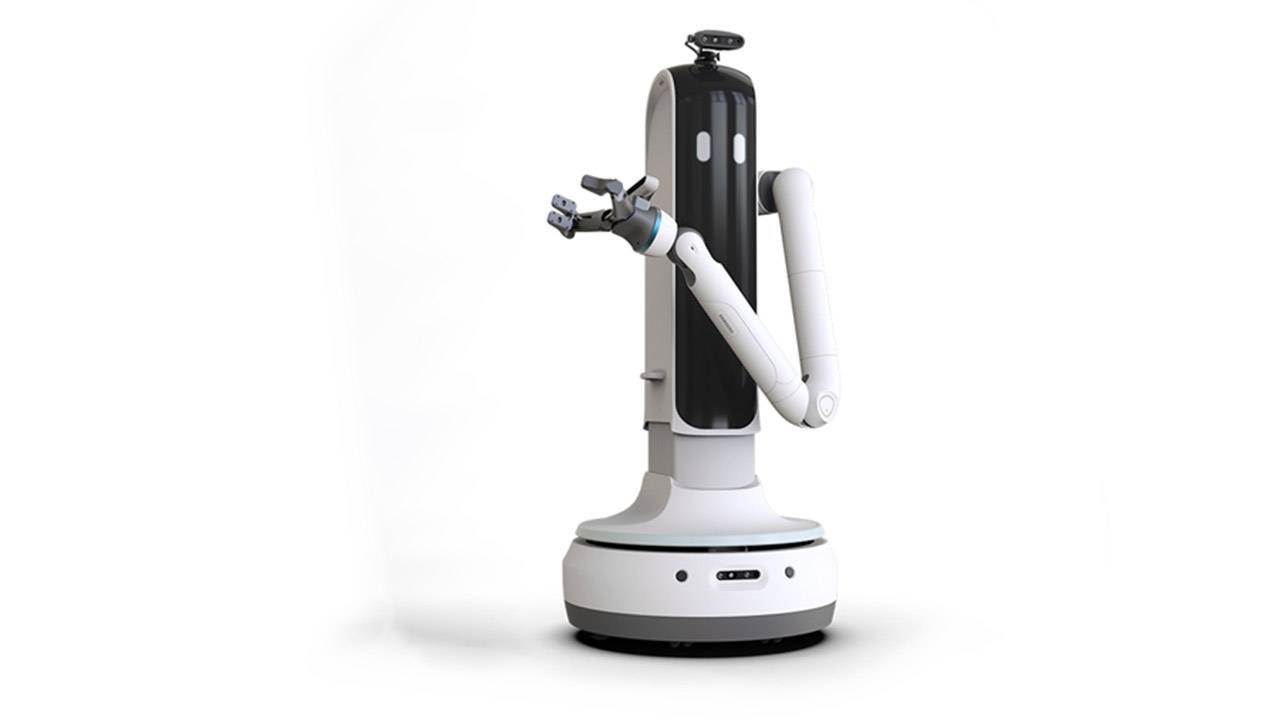 Samsung Bot Handy uses "the appropriate amount of force" to grab items
