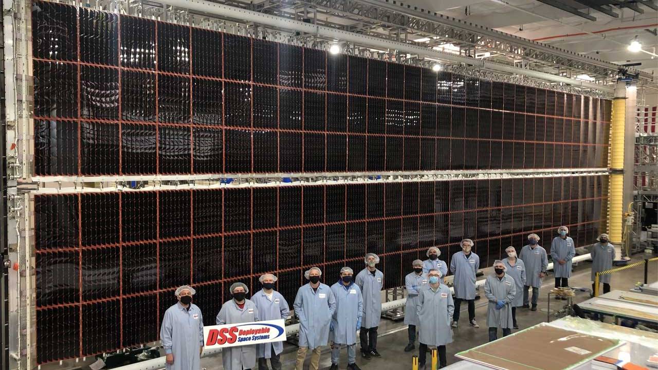 NASA shows off new solar panels for the ISS