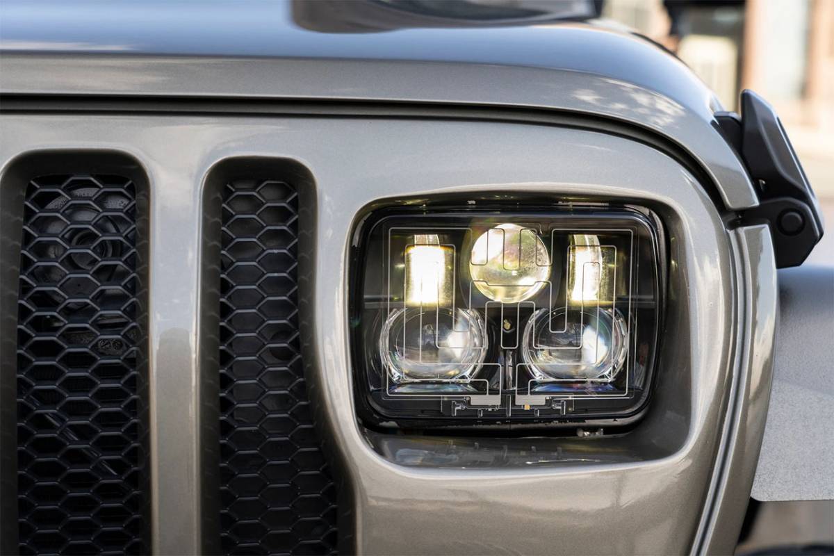 Square Headlight Jeep Wrangler