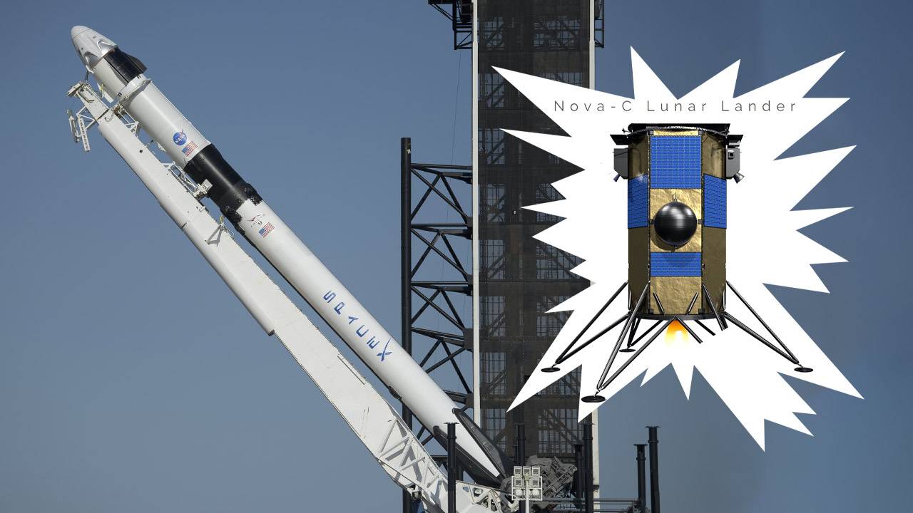 SpaceX will send IM/NASA ice drill to the moon