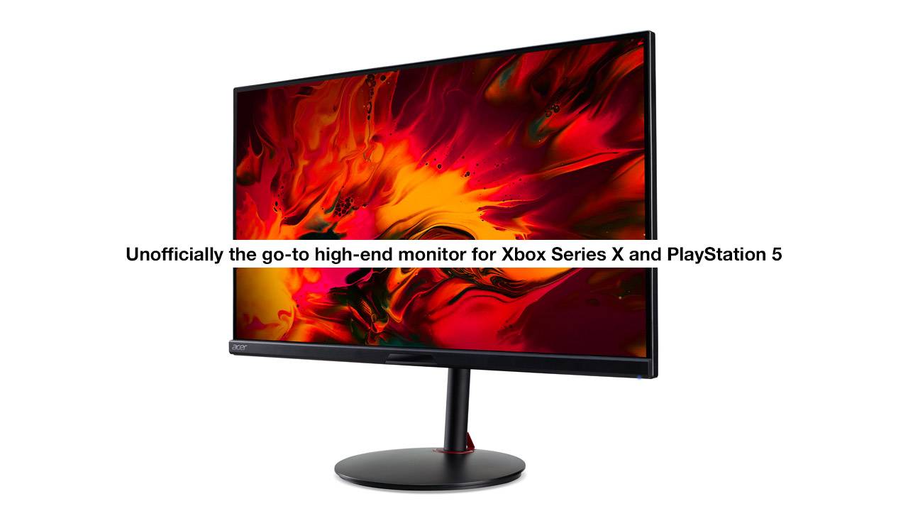 Acer Nitro XV282K KV 4K UHD Monitor made to support Xbox Series X and