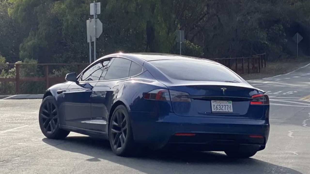Refreshed Tesla Model S spied cruising California streets