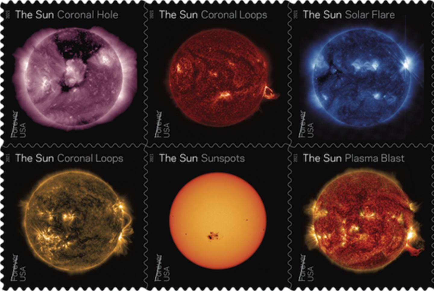 2021 USPS Forever Stamps will feature stunning NASA Sun images SlashGear
