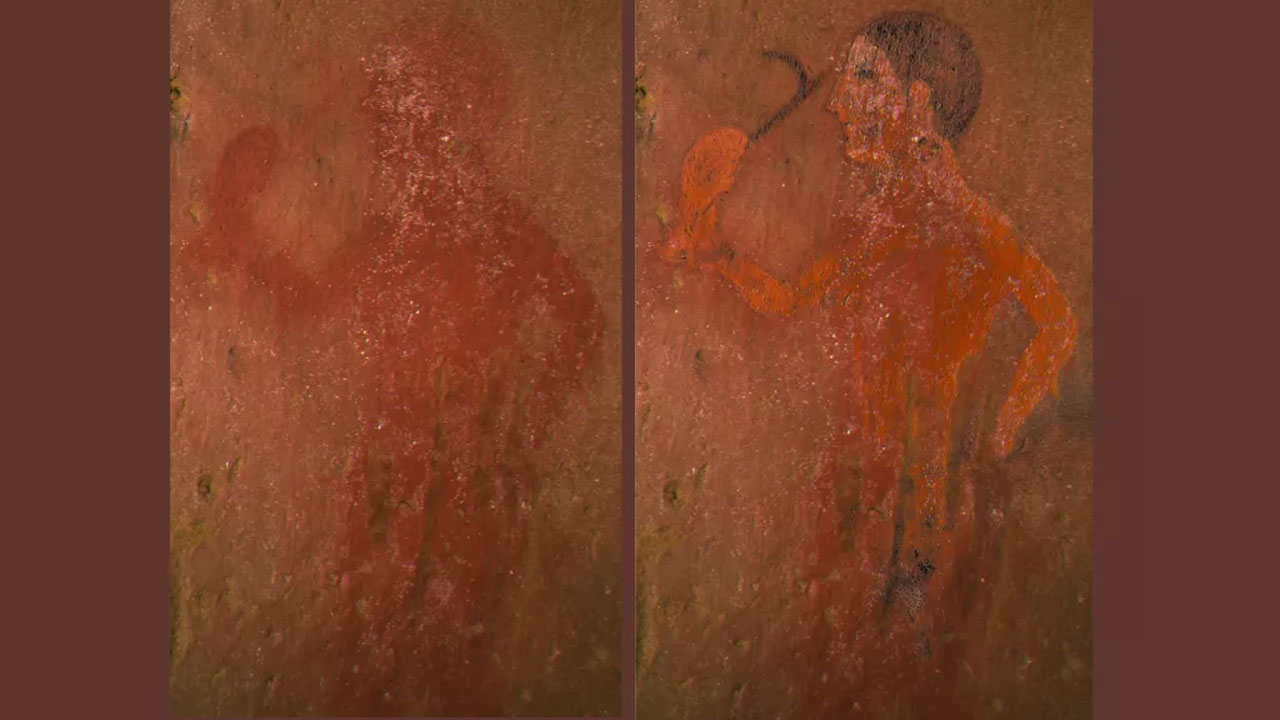 New technique reveals hidden detail in an ancient Etruscan painting