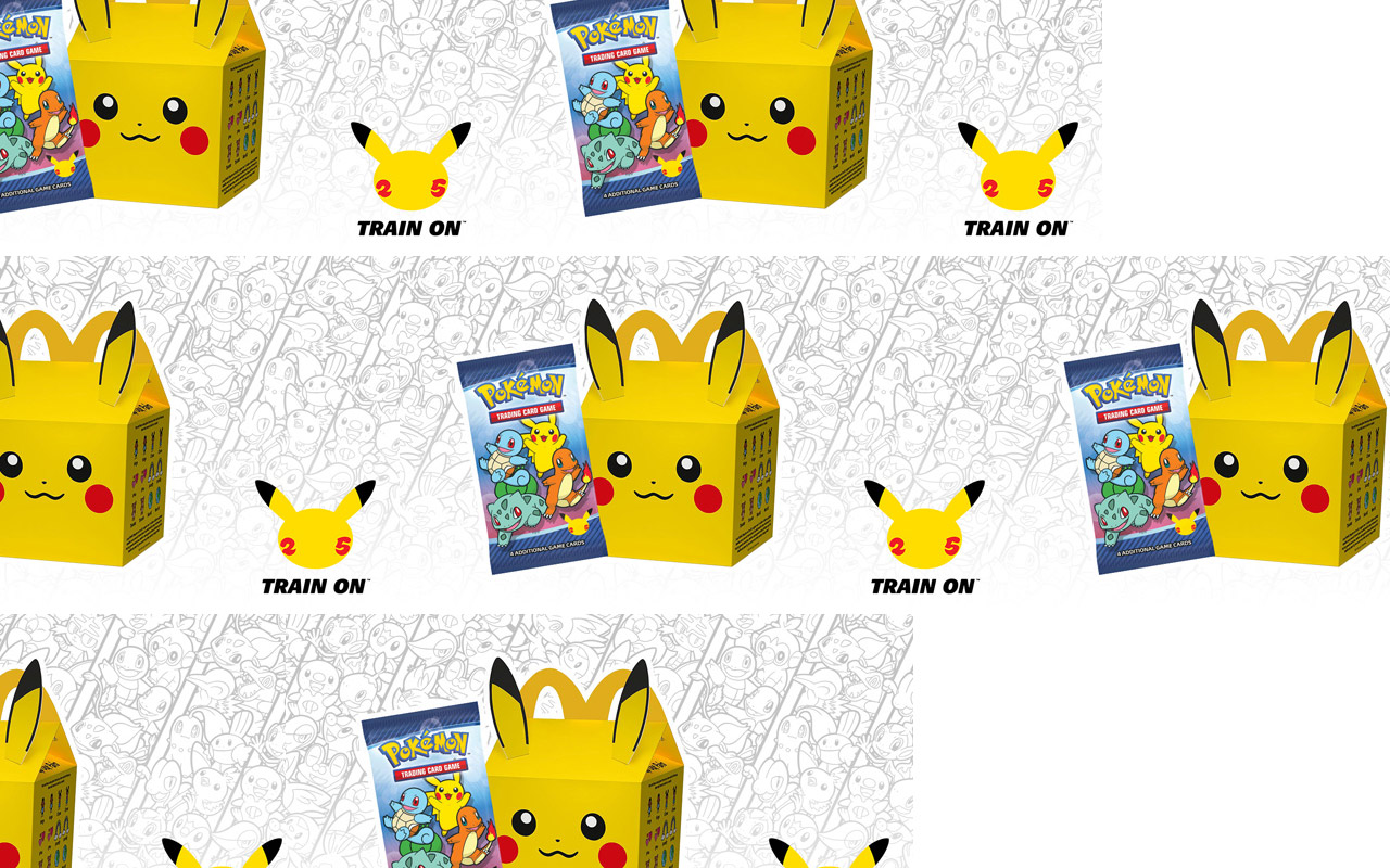 mcdonald's 25th anniversary pokemon pikachu