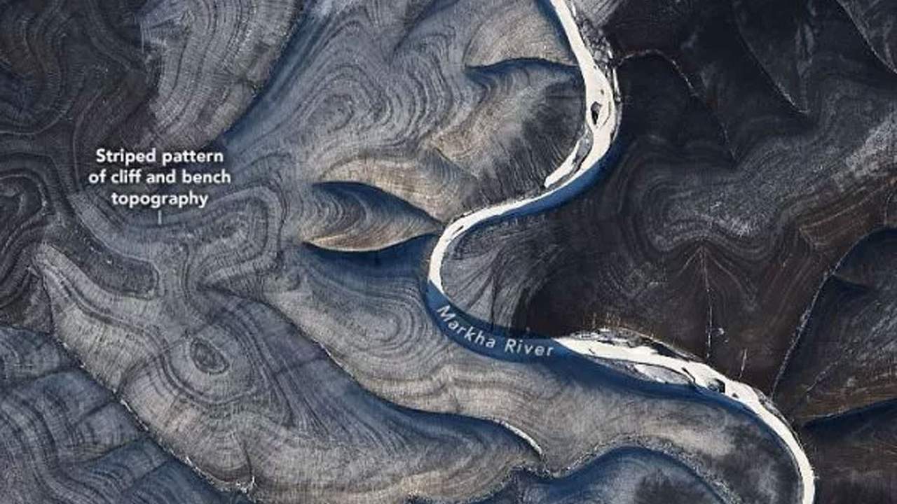 Odd stripes spotted by NASA satellite in Russia baffle scientist
