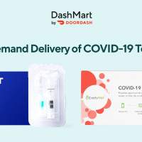You can now order a COVID-19 home test kit with DoorDash