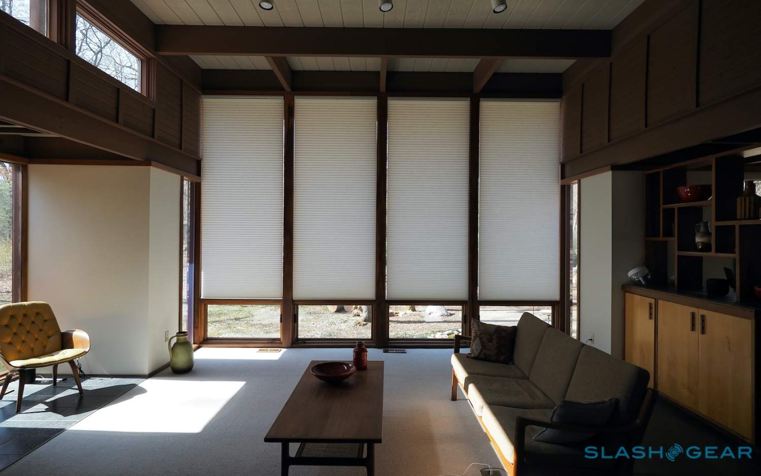 Hunter Douglas Duette Motorized Shades Review - Room with ...