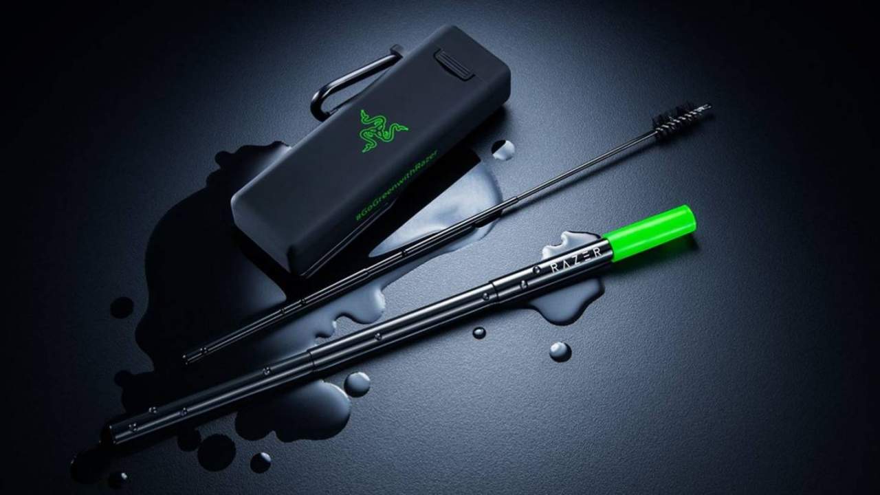 Razer reveals reusable telescopic straw kit with carrying case