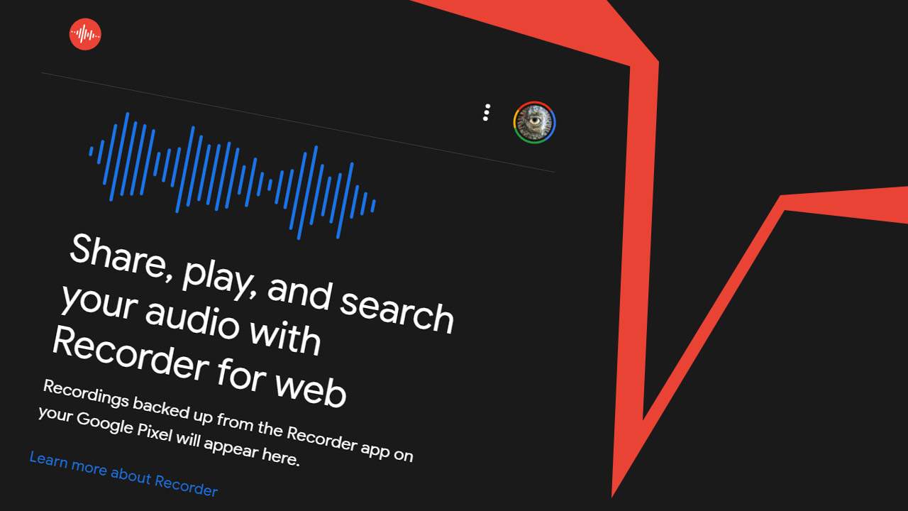 Google Recorder now lets you upload and search like Google Photos