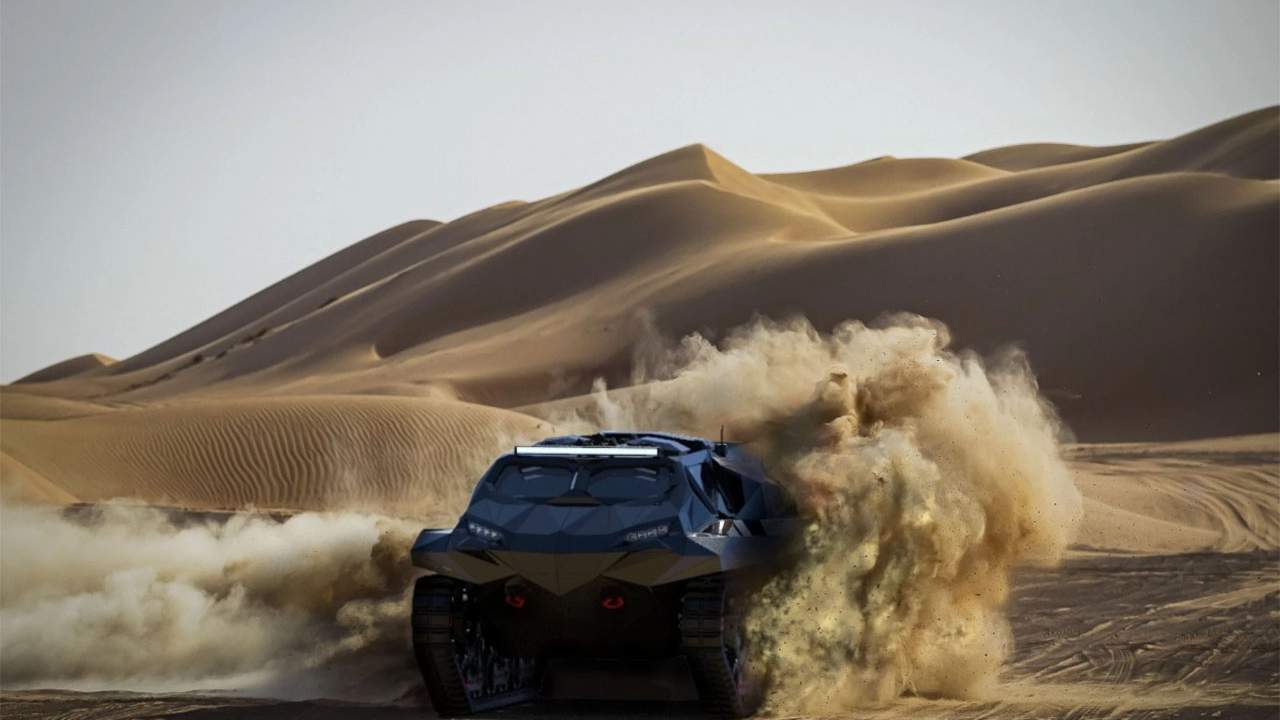 Storm armored MPV runs on hybrid power and is amphibious