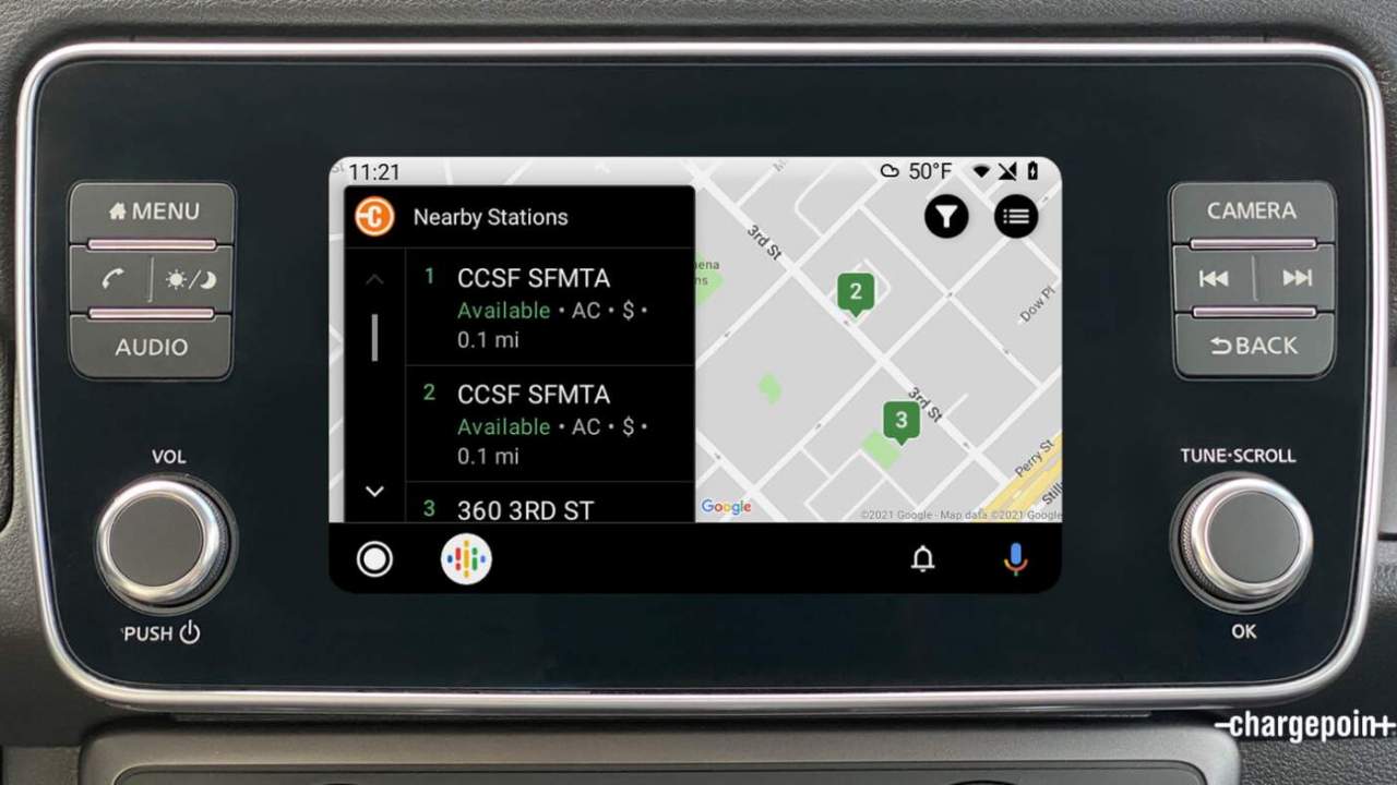 ChargePoint's EV charger app now works in Android Auto SlashGear