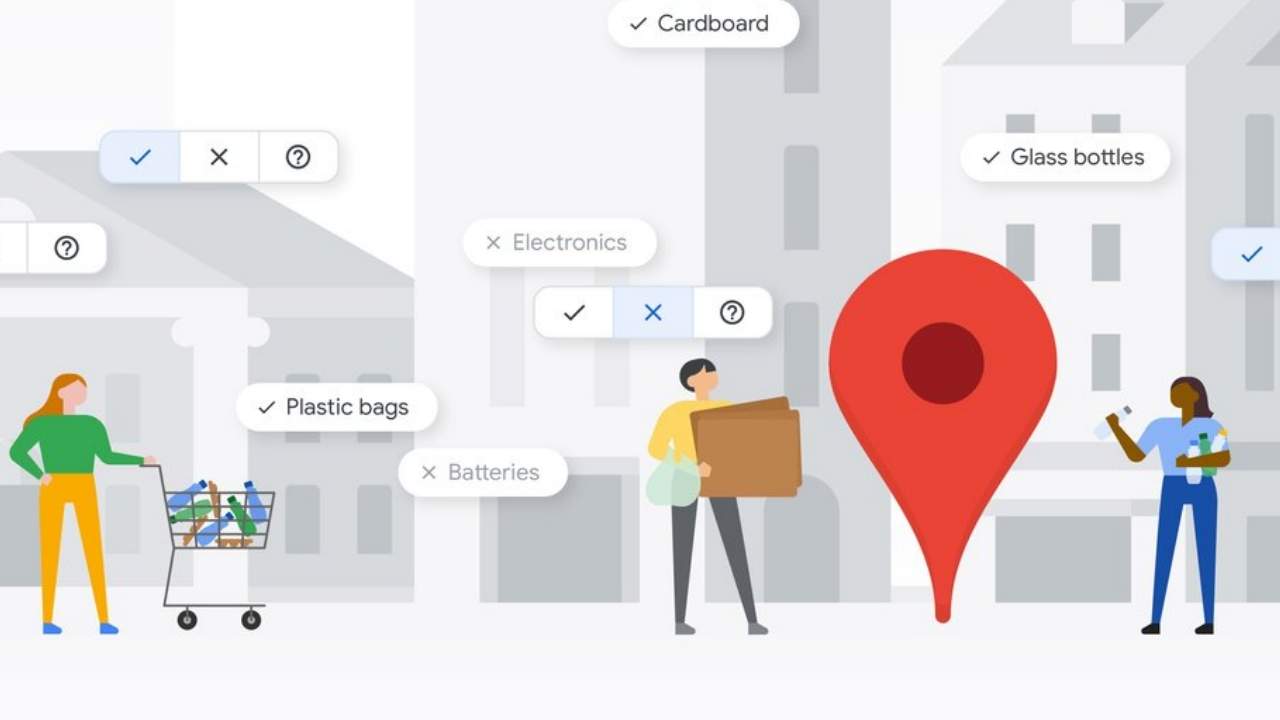 Google Maps can show eco-friendly locations and businesses