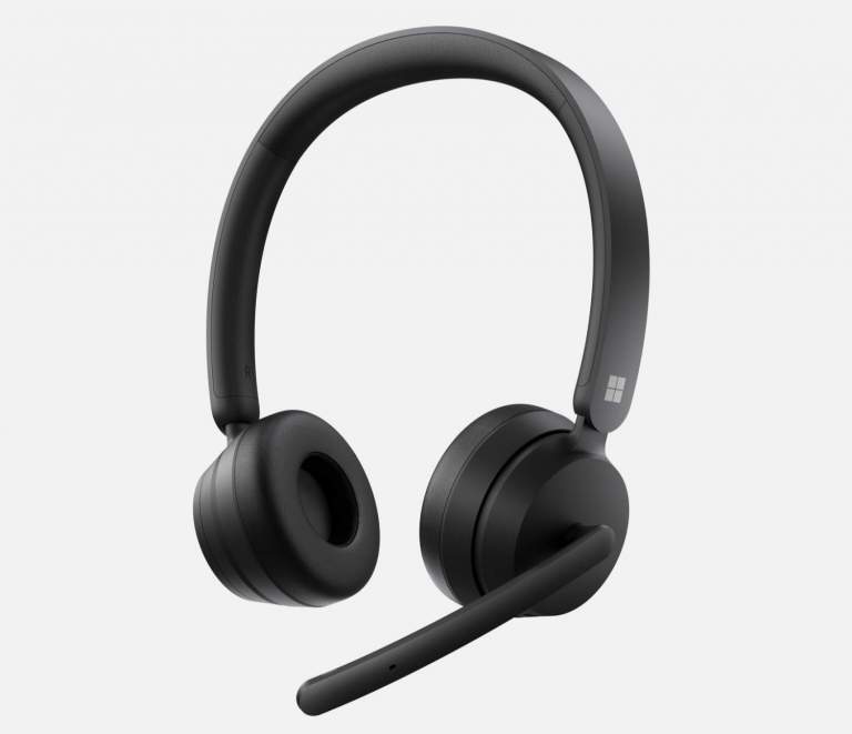 Microsoft Modern headphones, webcam & speaker are tailored for Teams