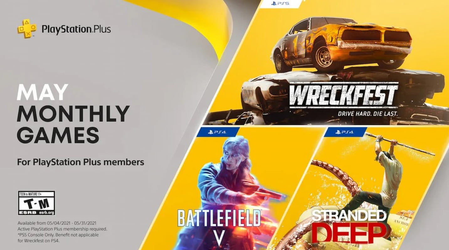 Battlefield V headlines PlayStation Plus games for May SlashGear