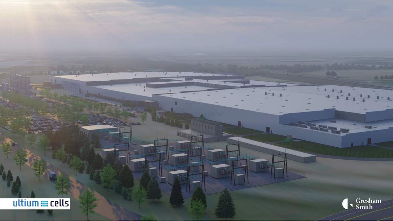 GM and LG reveal second $2.3bn Ultium EV battery plant