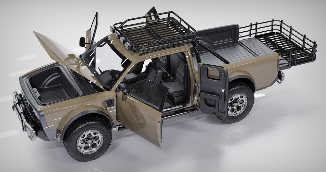 Alpha Wolf+ EV has an extra pair of suicide rear doors
