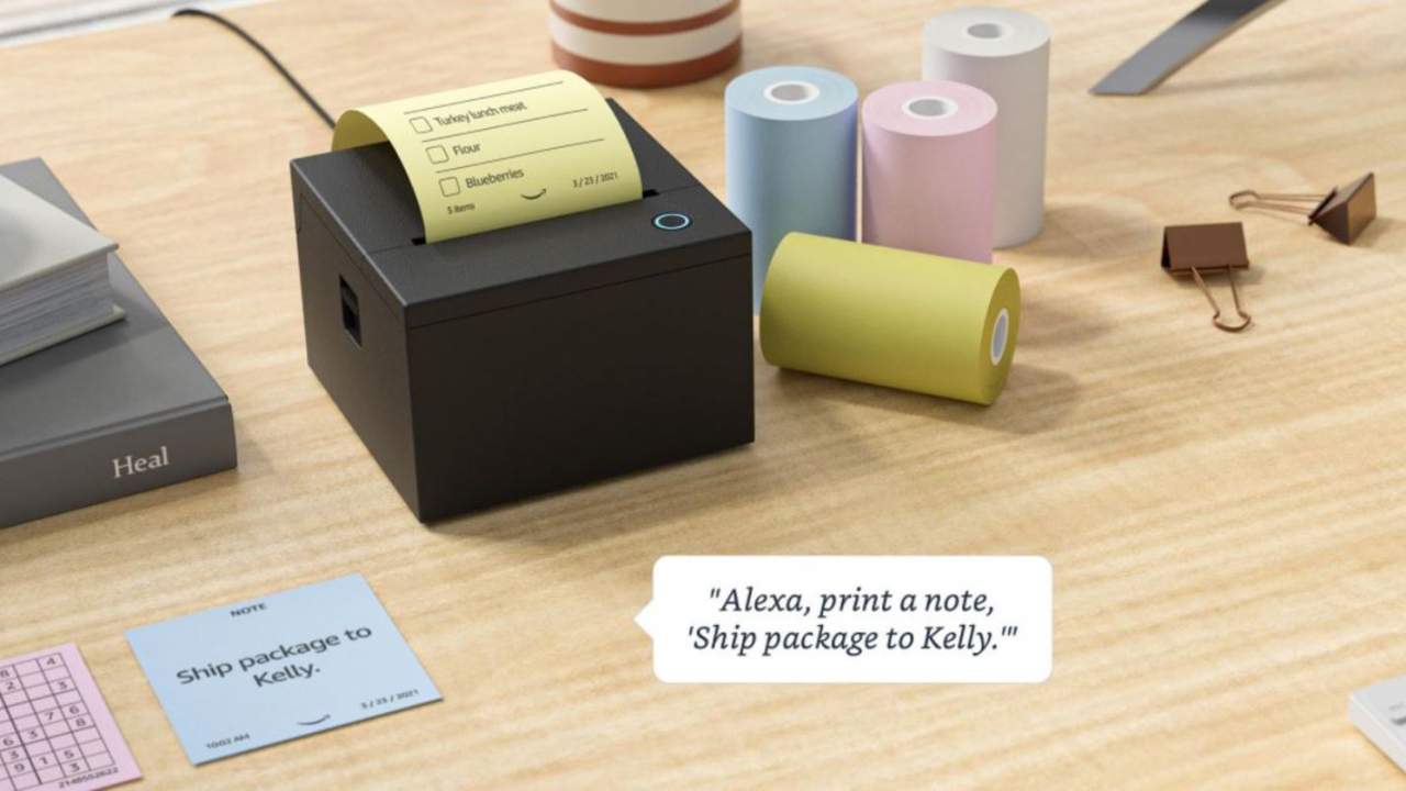 Amazon’s weird Alexa sticky note printer will start shipping this summer