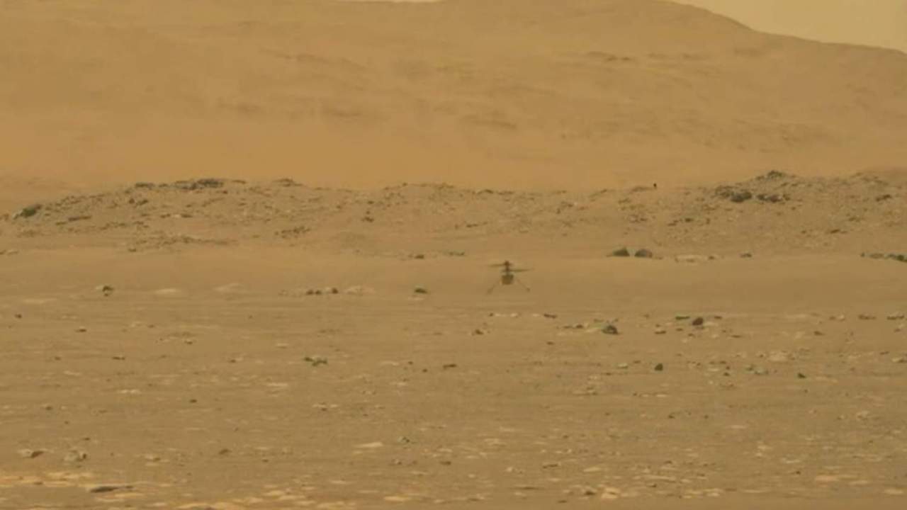 Watch NASA’s Ingenuity Mars helicopter ace its historic first flight