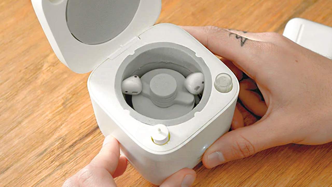 This tiny baby washing machine was made to clean AirPods