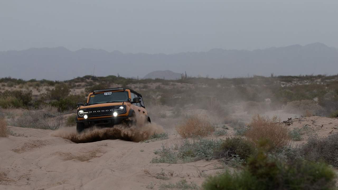 A stock 2021 Bronco Badlands Took third place in the NORRA Mexican 1000